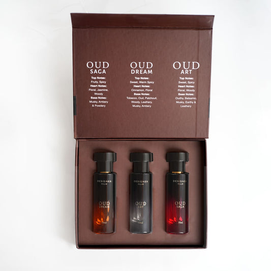 Designer Club OUD Collection Gift Set (Pack of 3x30ml) - UNISEX